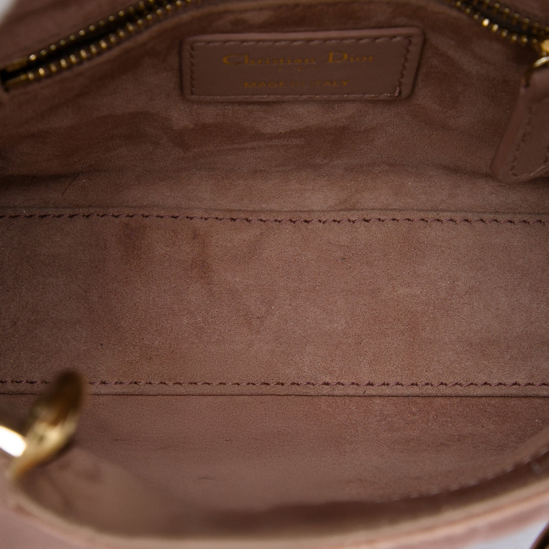 Dior Mini Satin Cannage Swarovski Cristal Lady Dior