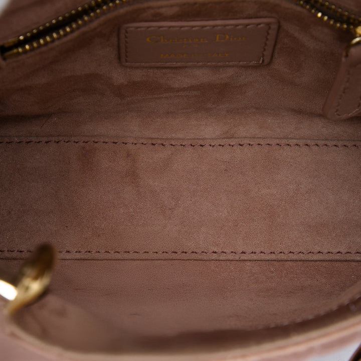 Dior Mini Satin Cannage Swarovski Cristal Lady Dior