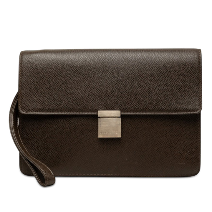 Louis Vuitton Taiga Selenga Marron – vue principale – GABY PARIS