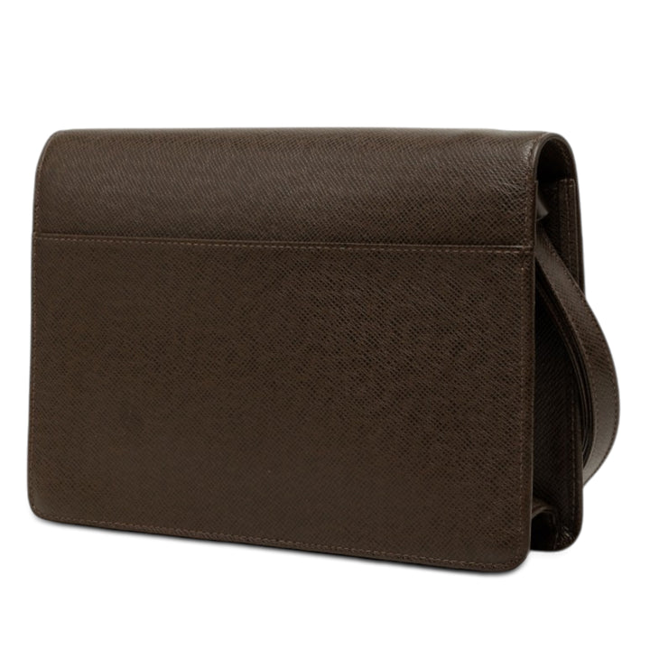 Louis Vuitton Taiga Selenga Marron – vue 2 – GABY PARIS