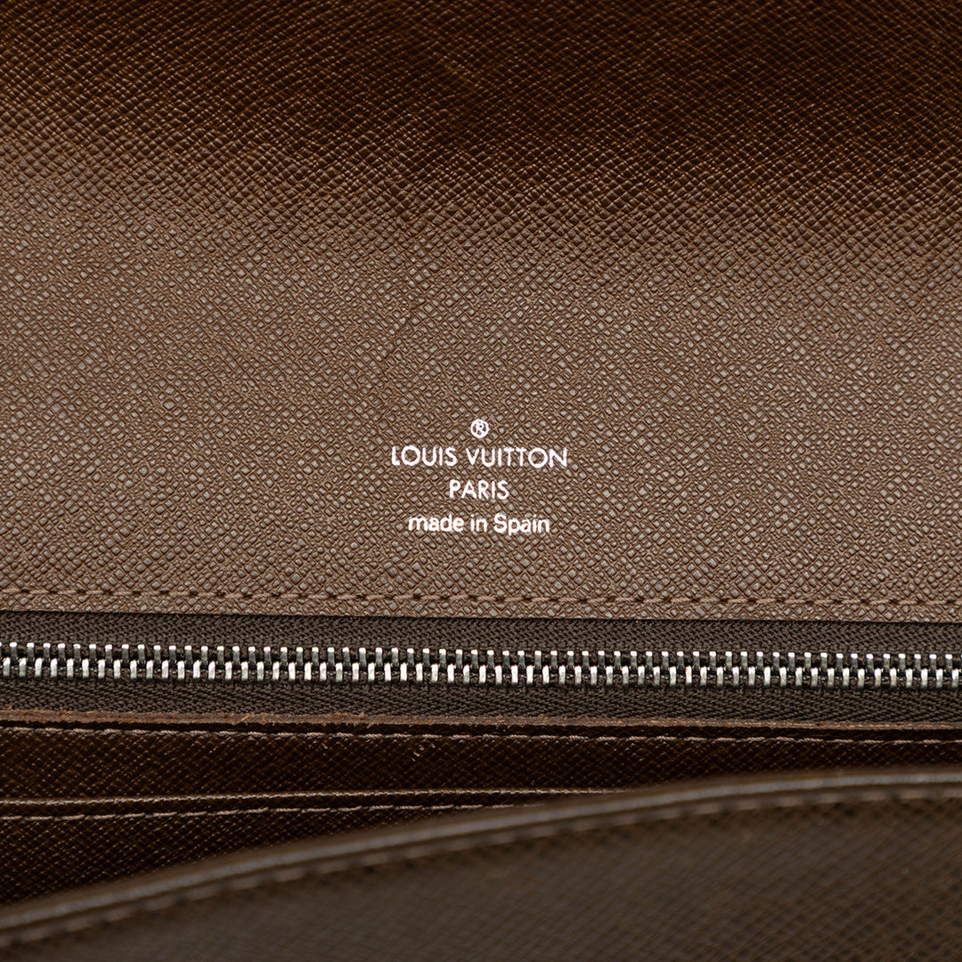 Louis Vuitton Taiga Selenga Marron – vue 5 – GABY PARIS