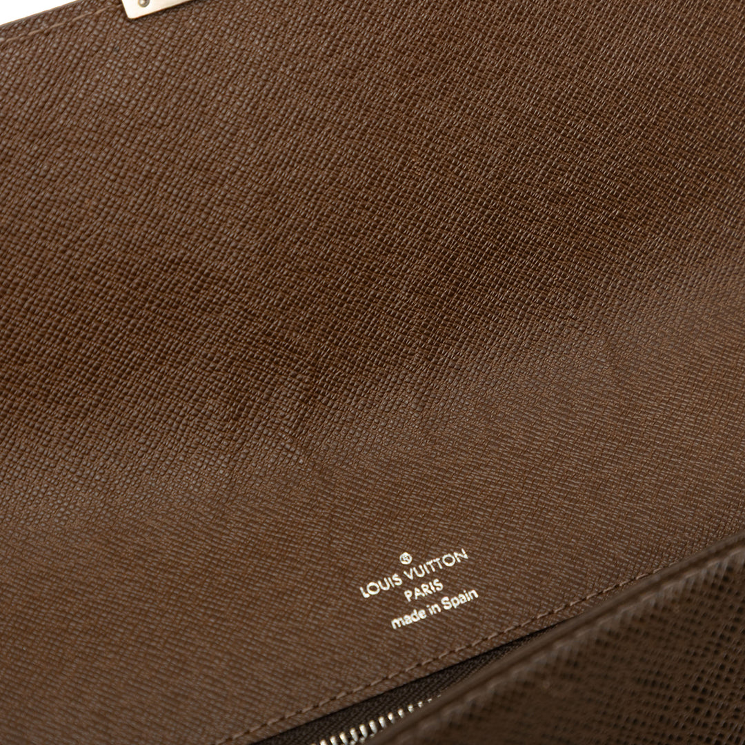 Louis Vuitton Taiga Selenga Marron – vue 6 – GABY PARIS