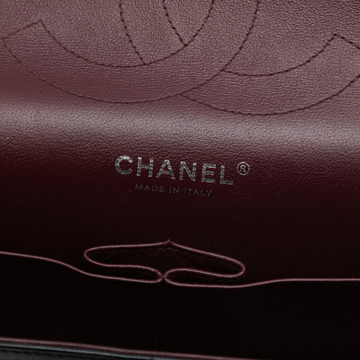 Chanel Jumbo Classic Cuir d’agneau Double rabat Noir