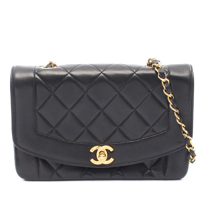 Chanel Small Cuir d’agneau Diana à rabat
