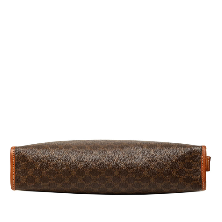 Macadam Pochette Toile enduite Marron