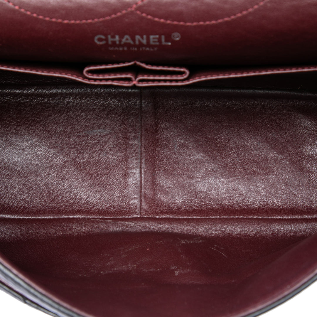 Chanel Matelassé vieilli Cuir de veau Reissue 2.55 Double rabat 227