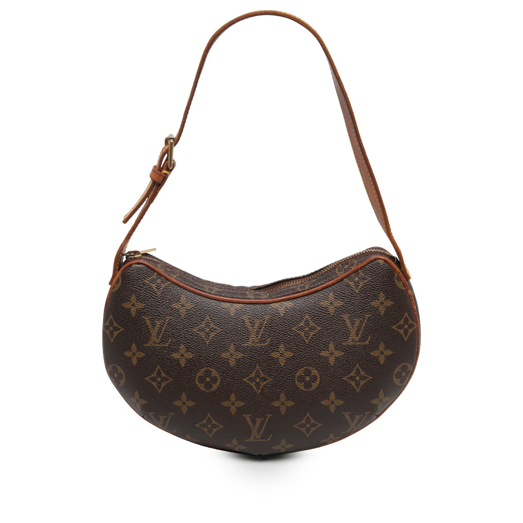 Louis Vuitton Croissant PM Monogram Marron – vue principale – GABY PARIS