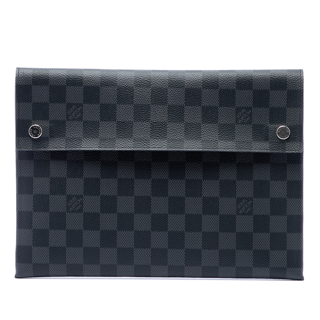 Louis Vuitton Damier Graphite Alpha Pochette GM