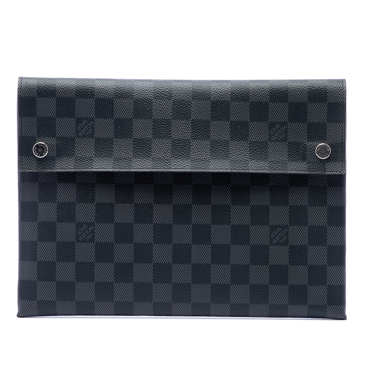 Louis Vuitton Damier Graphite Alpha Pochette GM