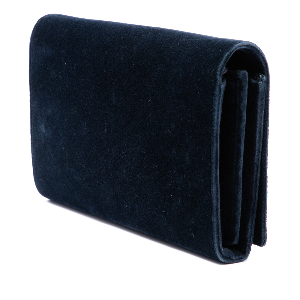 Saint Laurent Kate Chaîne Portefeuille Bleu – vue 2 – GABY PARIS