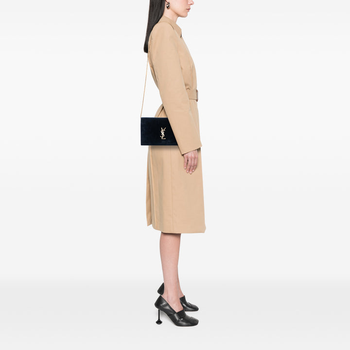 Saint Laurent Kate Chaîne Portefeuille Bleu – vue 6 – GABY PARIS