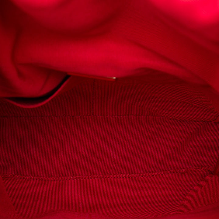 Chanel Matelassé In Seoul Sac à dos Grand Cuir d'agneau Rouge – vue 4 – GABY PARIS