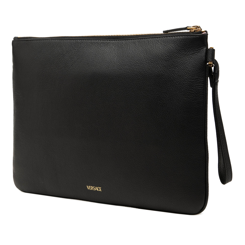 Versace Medusa Wristlet Pochette Noir – vue 2 – GABY PARIS