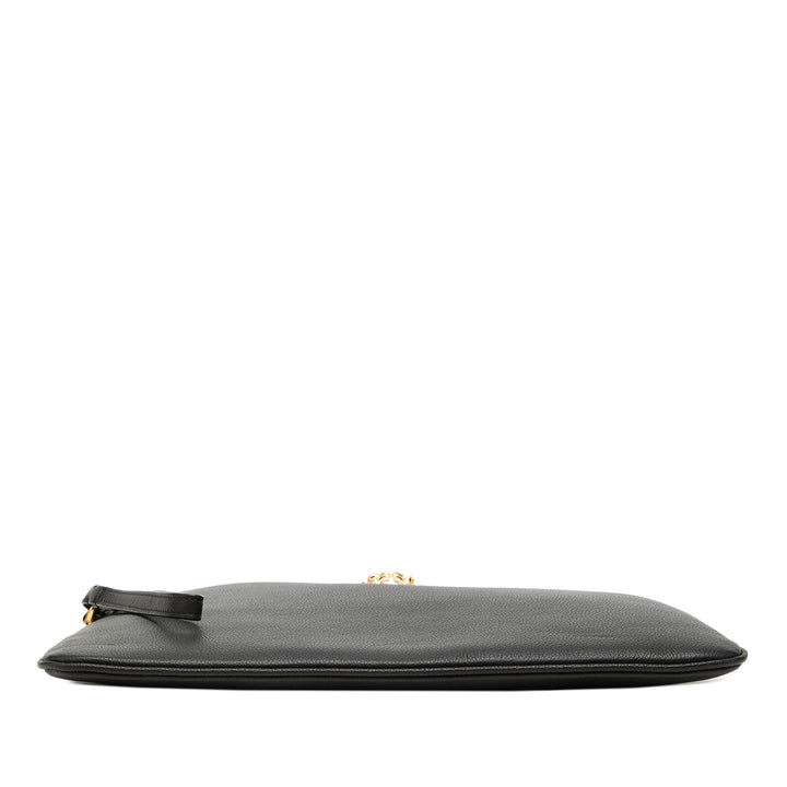 Versace Medusa Wristlet Pochette Noir – vue 3 – GABY PARIS
