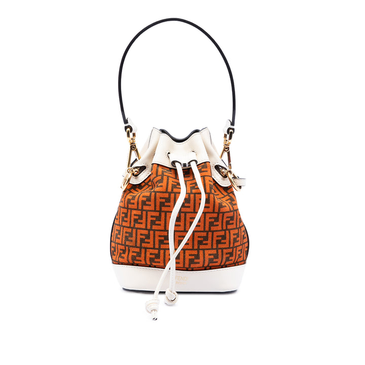 Fendi Mini Zucca Daim Mon Tresor Bucket Sac