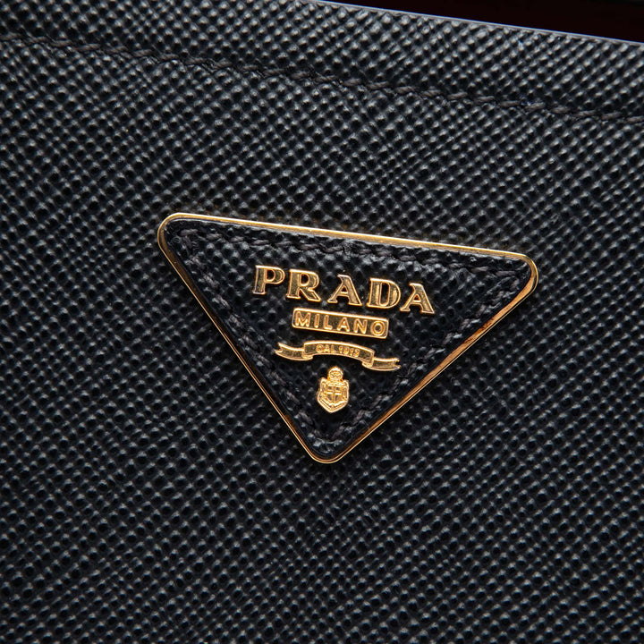 Prada Double Sac Grand Cuir Saffiano