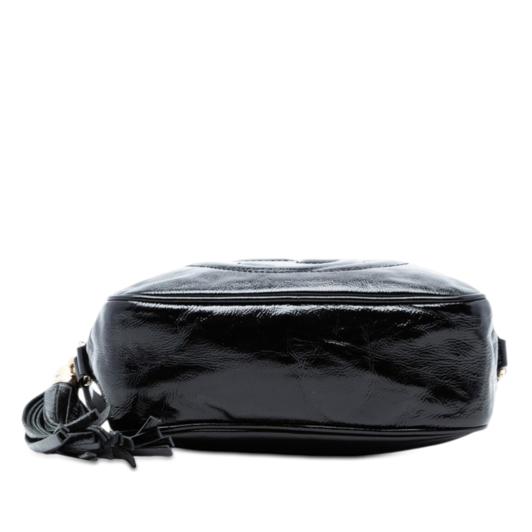 Gucci Cuir verni Soho Disco Sac porté croisé