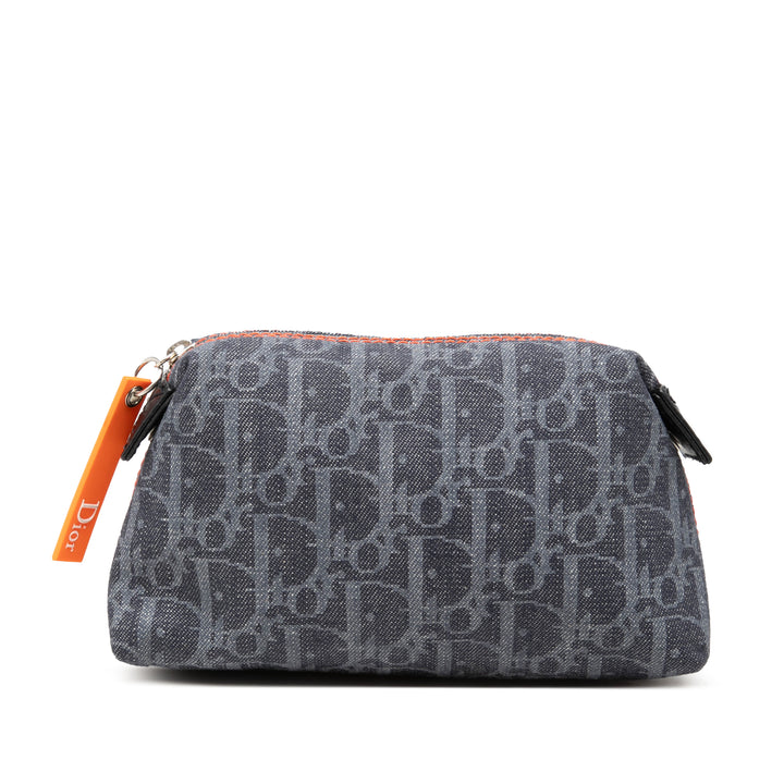 Dior Oblique Jean Flight Cosmetic Pochette