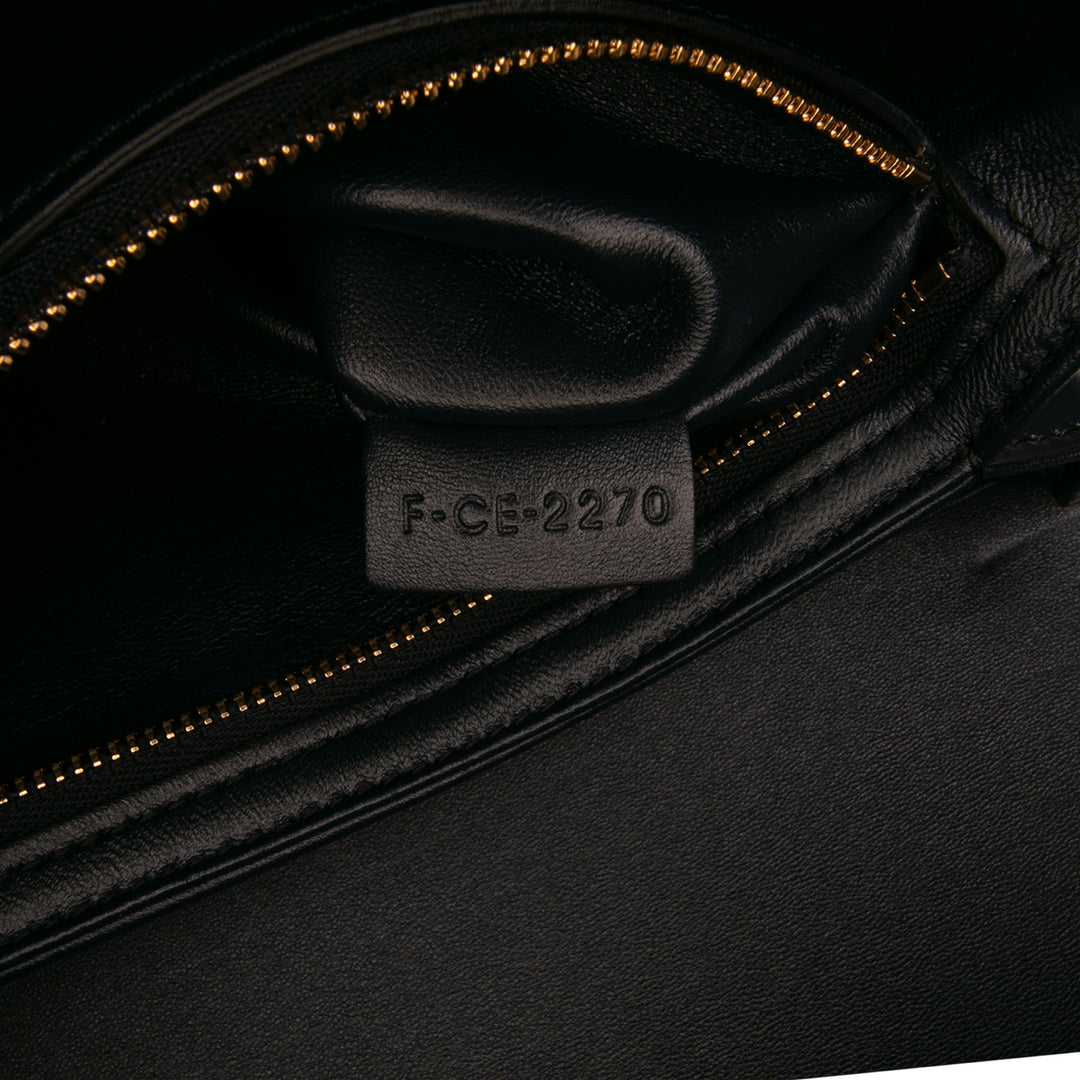 Celine Classique Shiny Cuir de veau Triomphe Crossbody Bleu – GABY PARIS Authentique