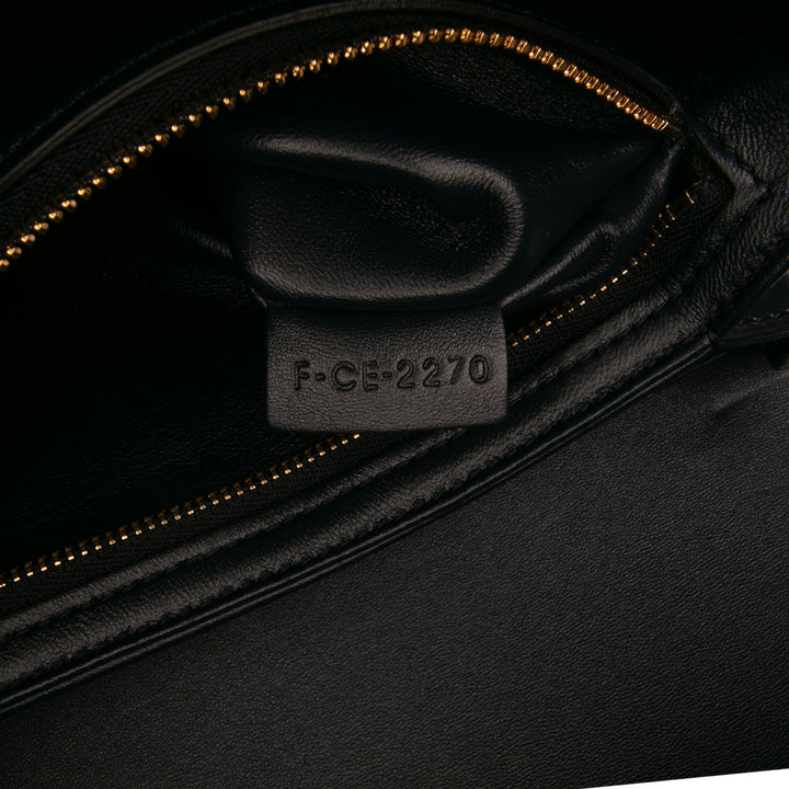 Celine Classique Shiny Cuir de veau Triomphe Crossbody Bleu – GABY PARIS Authentique