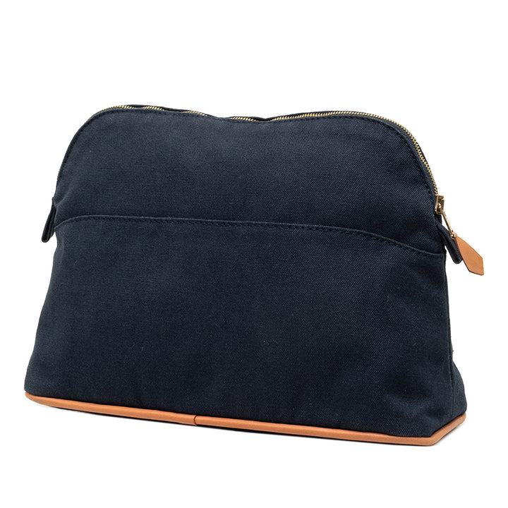 Hermès Bolide Trousse De Voyage Pochette PM Bleu – vue 2 – GABY PARIS