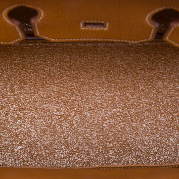 Hermès Sac à main Birkin Retourne 35 Togo Marron – vue 4 – GABY PARIS