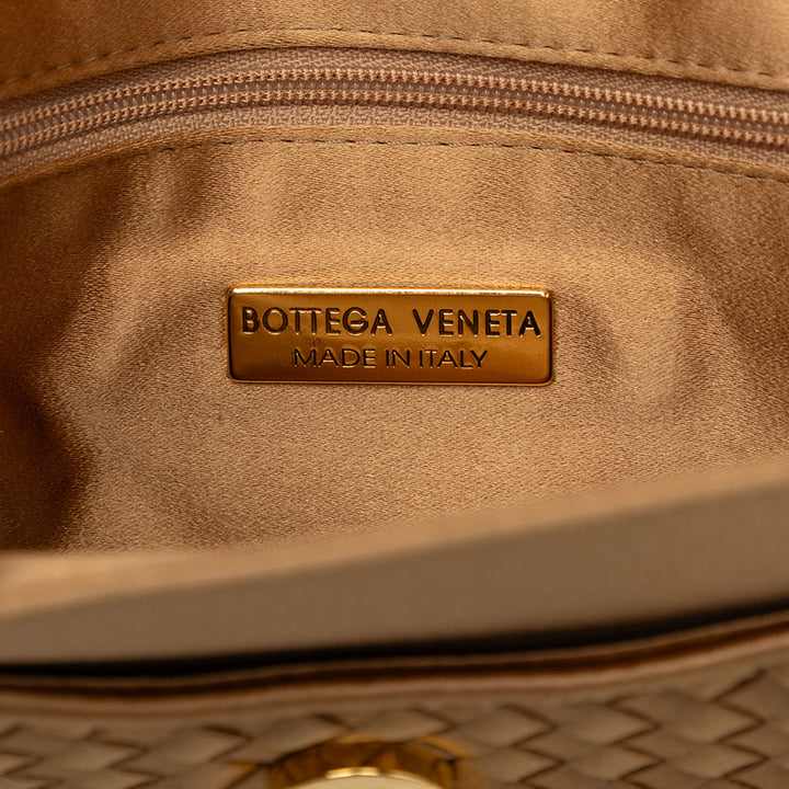 Bottega Veneta Intrecciato à rabat Sac Doré – vue 5 – GABY PARIS