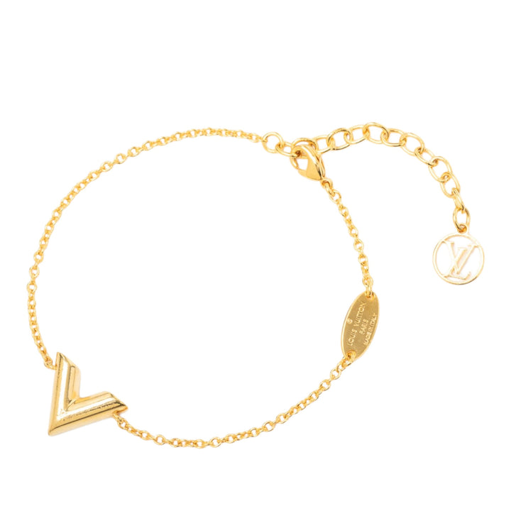 plaqué Essential V Bracelet Doré