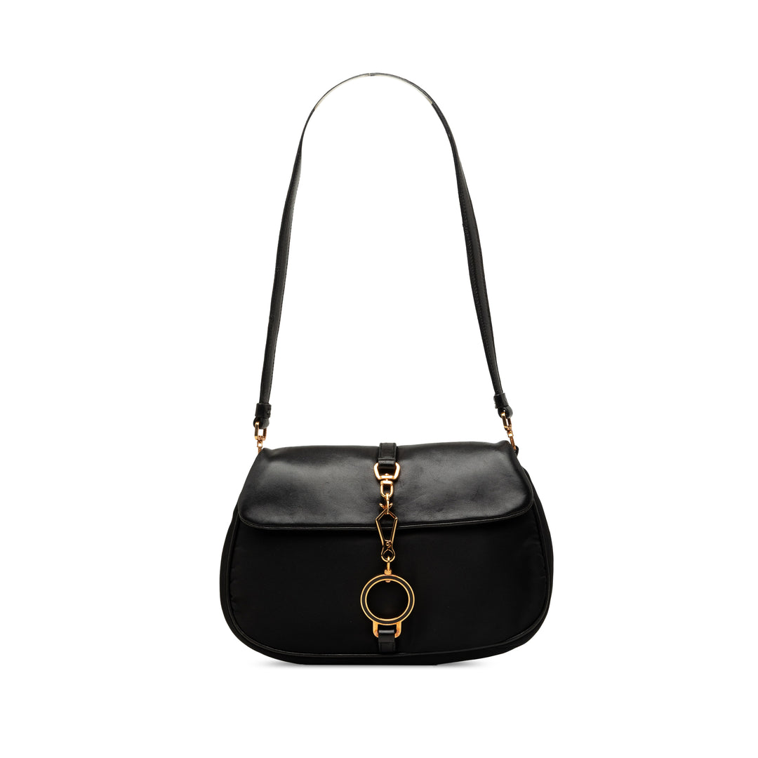 Prada Souple Veau et Sac Tessuto Noir – vue principale – GABY PARIS