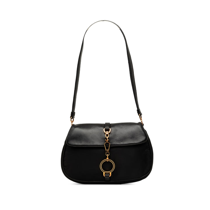Prada Souple Veau et Sac Tessuto Noir – vue principale – GABY PARIS