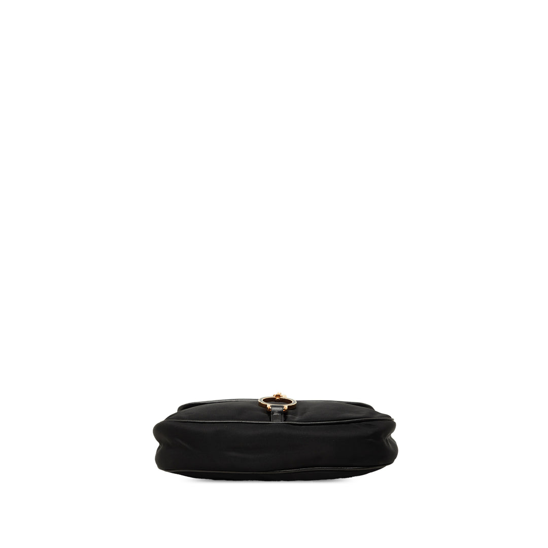 Prada Souple Veau et Sac Tessuto Noir – vue 3 – GABY PARIS