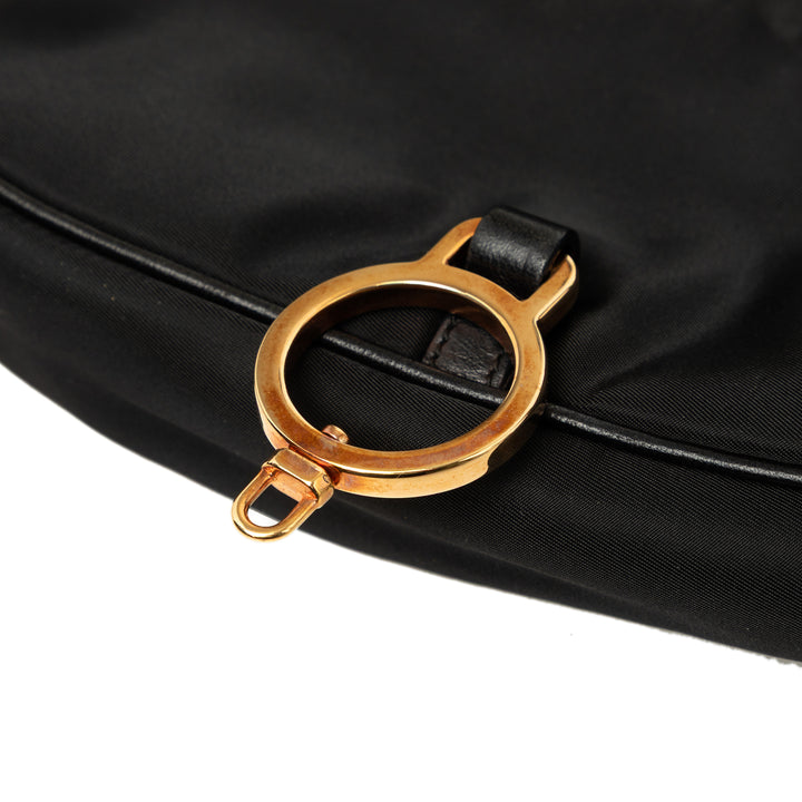Prada Souple Veau et Sac Tessuto Noir – vue 6 – GABY PARIS