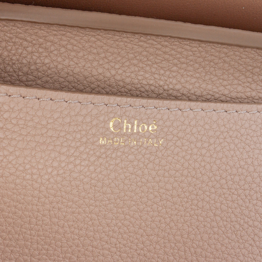 Grained Calfskin Marcie Chain Flap Brown - Gaby Paris