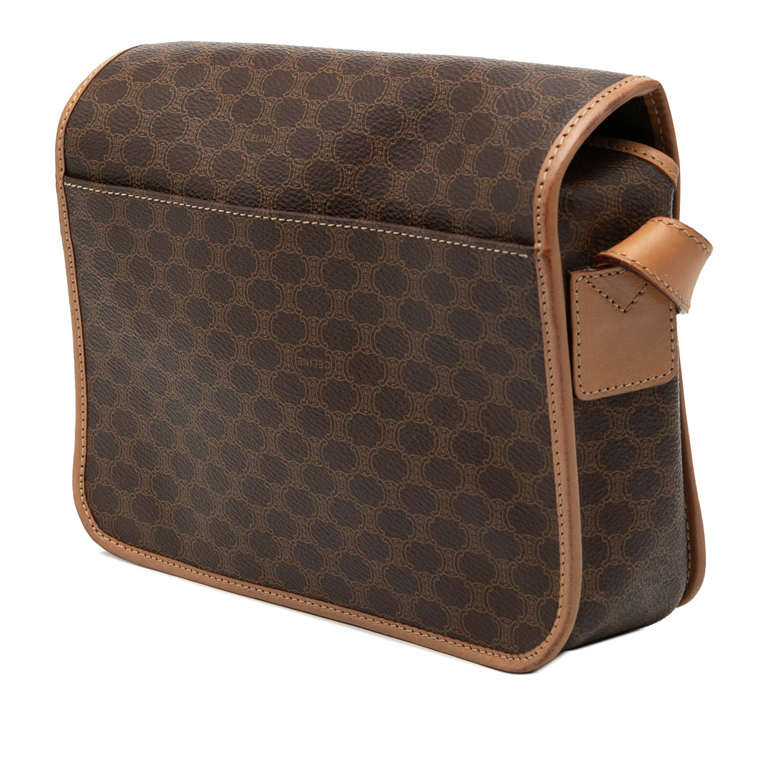 Celine Macadam Coated Toile Sac porté croisé
