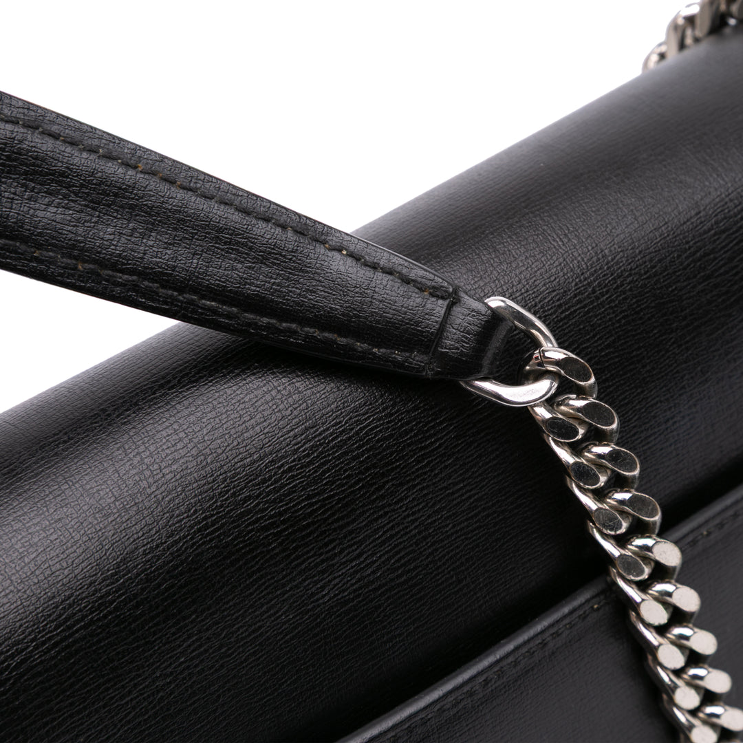 Saint Laurent Large Cuir Monogram Sunset Sac porté croisé Noir – GABY PARIS Authentique