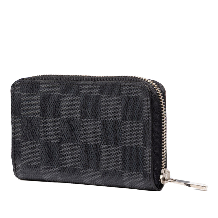 Louis Vuitton Zippy Porte-monnaie Damier Graphite Noir – vue 2 – GABY PARIS