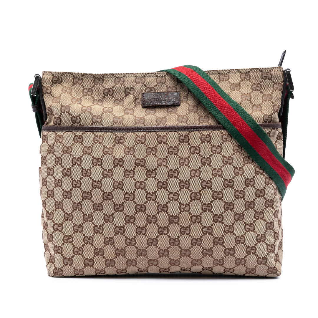 Gucci GG Toile Web Sac porté croisé