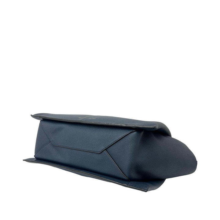 Celine Medium Cuir de veau grainé Trifold Cabas