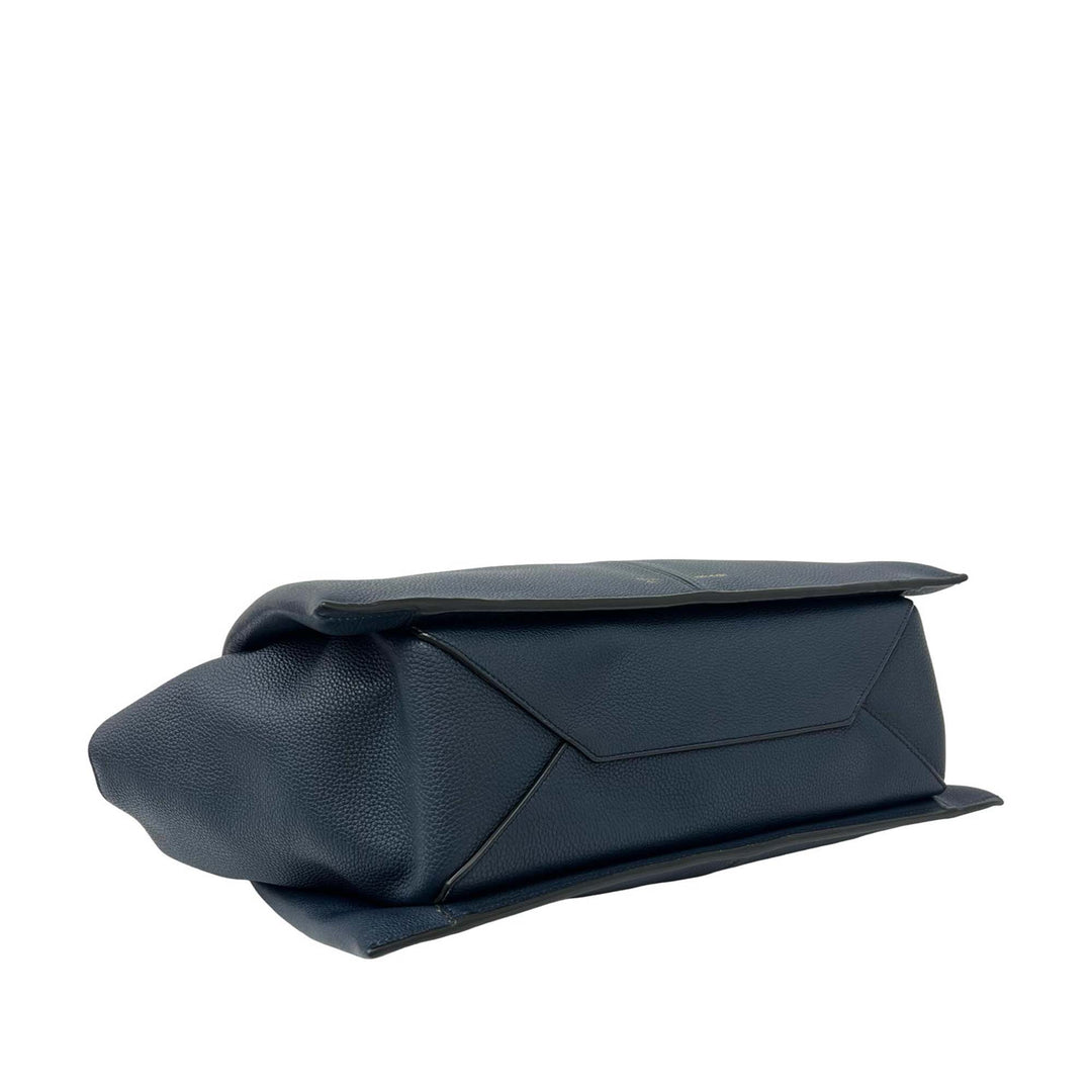 Celine Medium Cuir de veau grainé Trifold Cabas