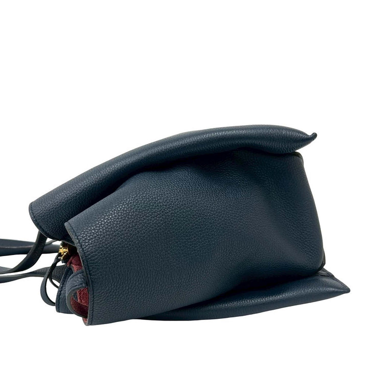 Celine Medium Cuir de veau grainé Trifold Cabas