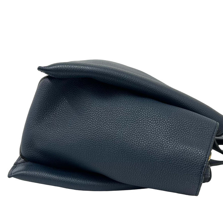 Celine Medium Cuir de veau grainé Trifold Cabas
