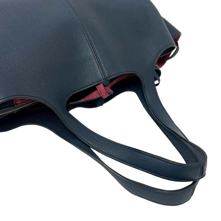 Celine Medium Cuir de veau grainé Trifold Cabas