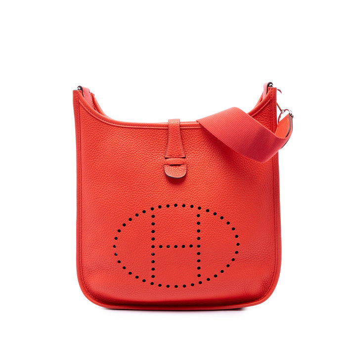 Hermès Sac bandoulière Evelyne III 29 Clémence Orange – vue principale – GABY PARIS