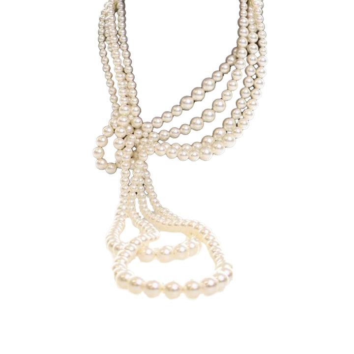 Chanel Multi Strand Knotted Perles fantaisie Collier
