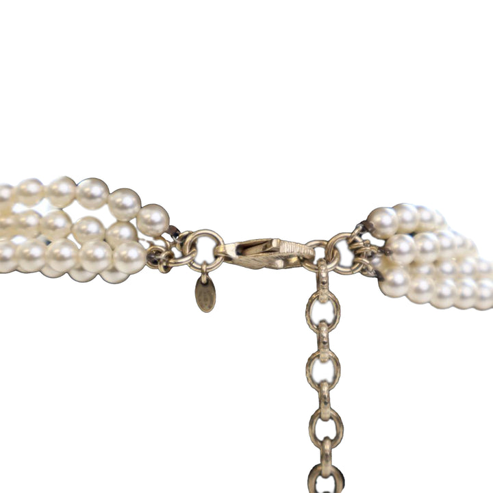 Chanel Multi Strand Knotted Perles fantaisie Collier