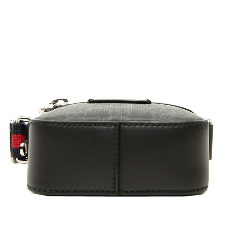 Gucci Web Sac Messenger Mini GG Supreme Noir – vue 3 – GABY PARIS