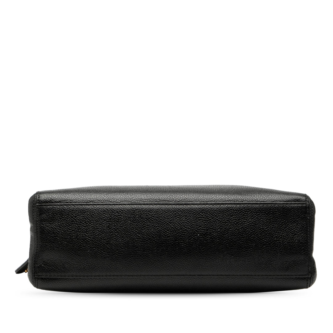 Chanel Caviar Logo Cabas chaîne