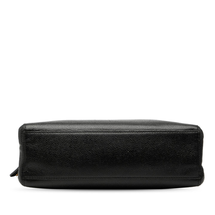 Chanel Caviar Logo Cabas chaîne