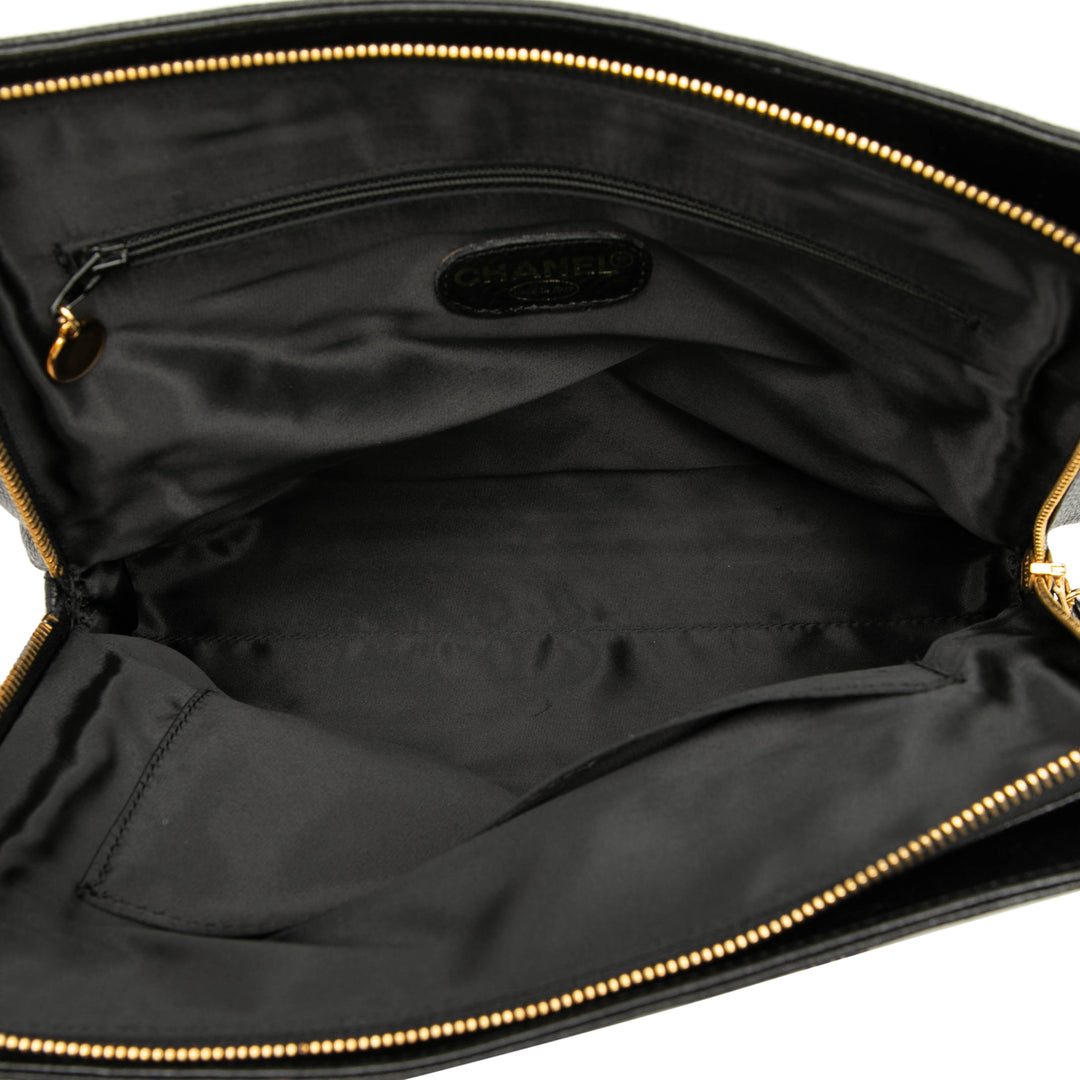 Chanel Caviar Logo Cabas chaîne