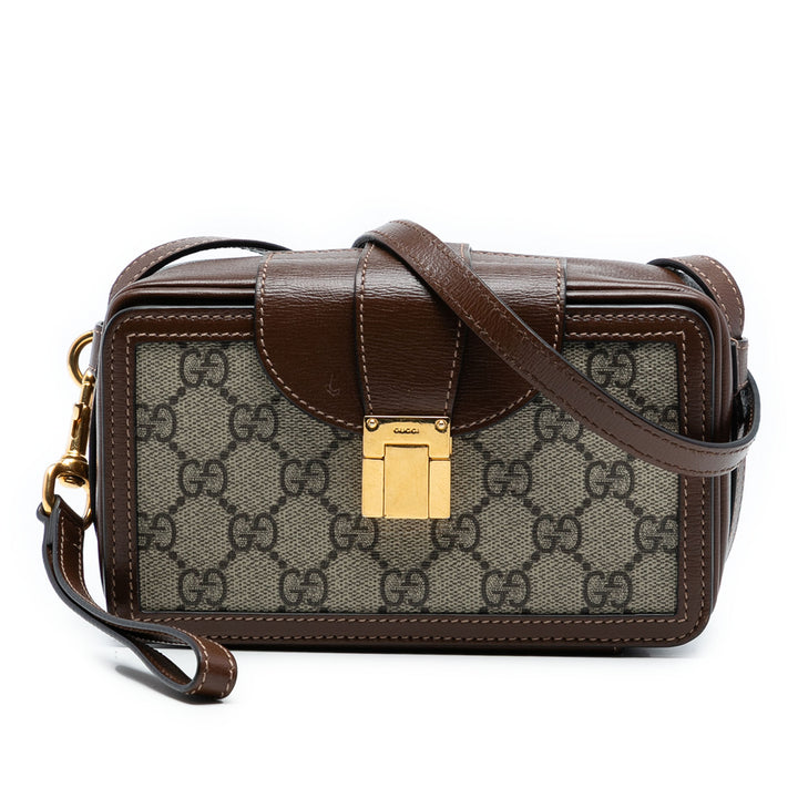 Gucci Mini GG Supreme Clasp Sac porté croisé